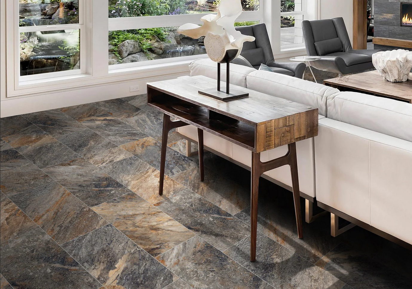 Belmont Multi 12x24 Porcelain Tile - Single Carton