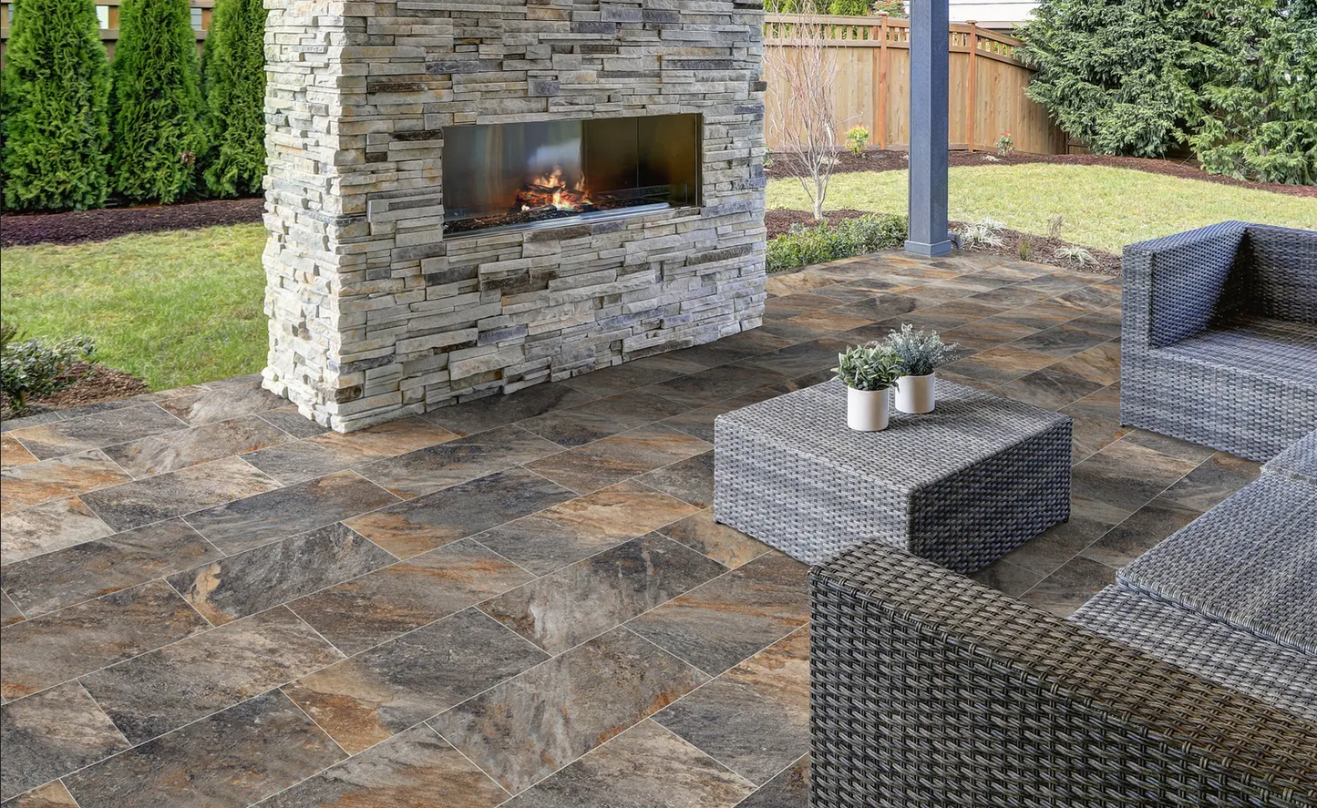 Belmont Multi 12x24 Porcelain Tile - Single Carton