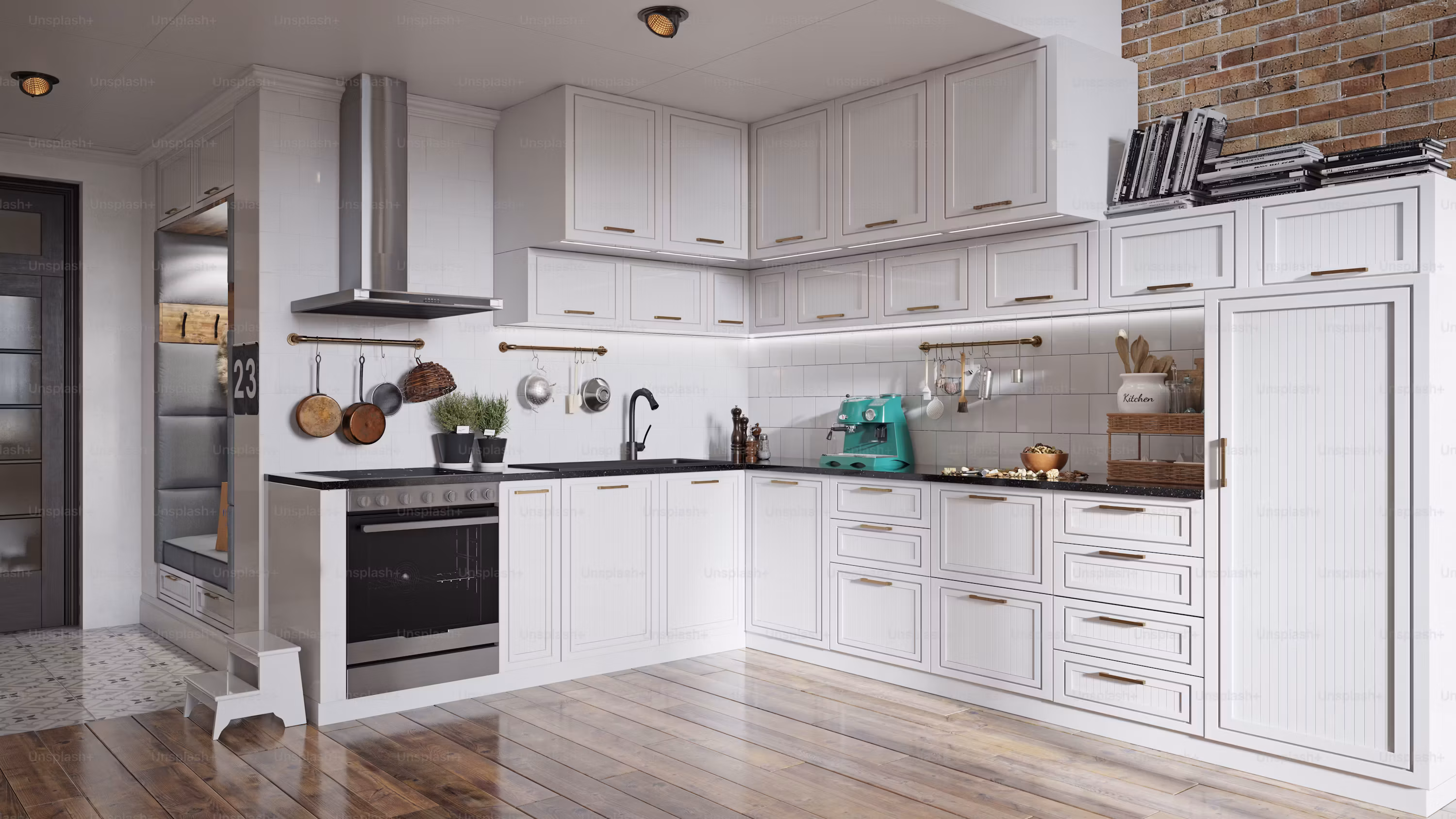 KOM Building Materials showroom kitchen