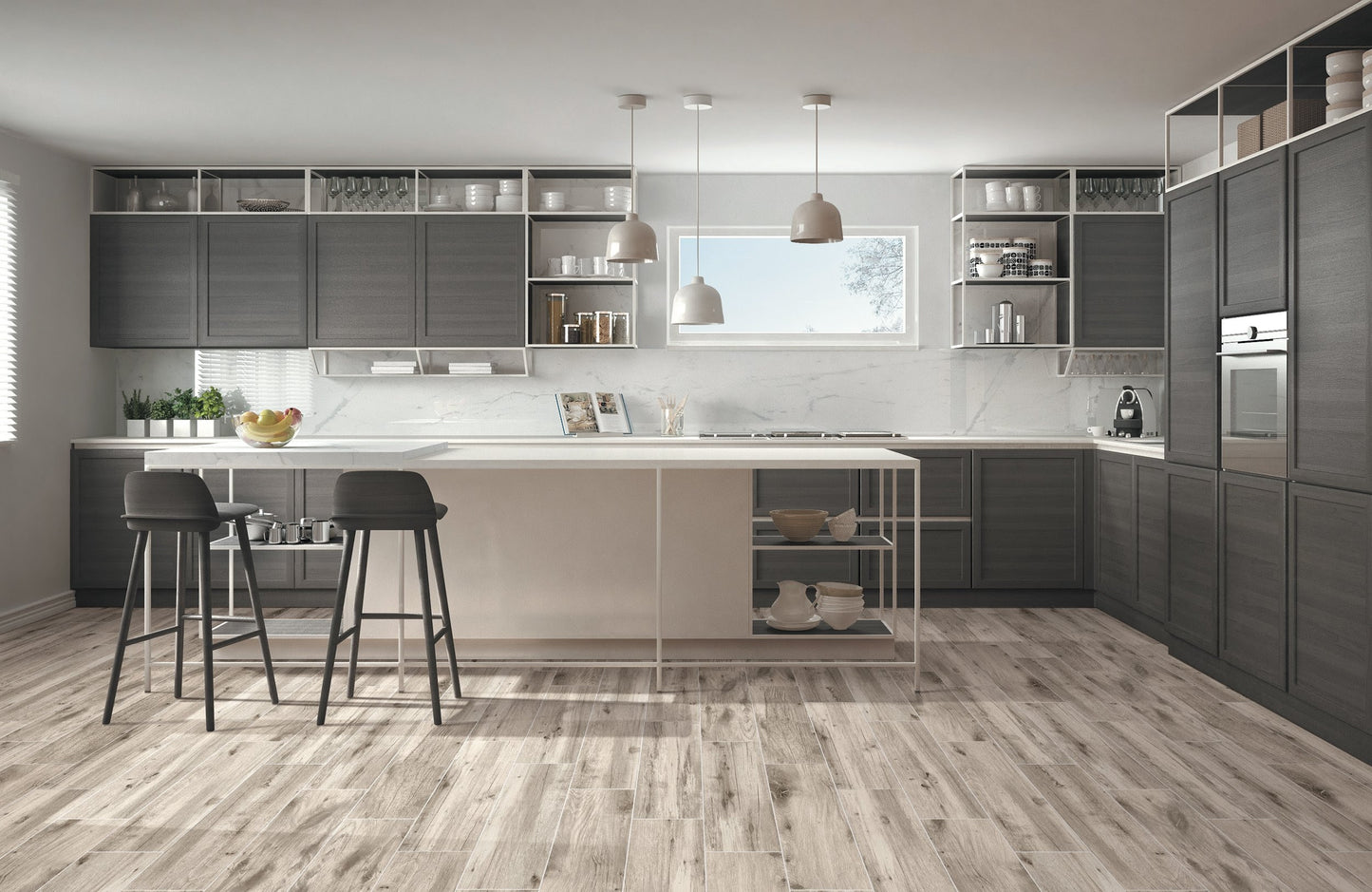 Mansfield Ash 6x24 Porcelain Tile - Single Pallet